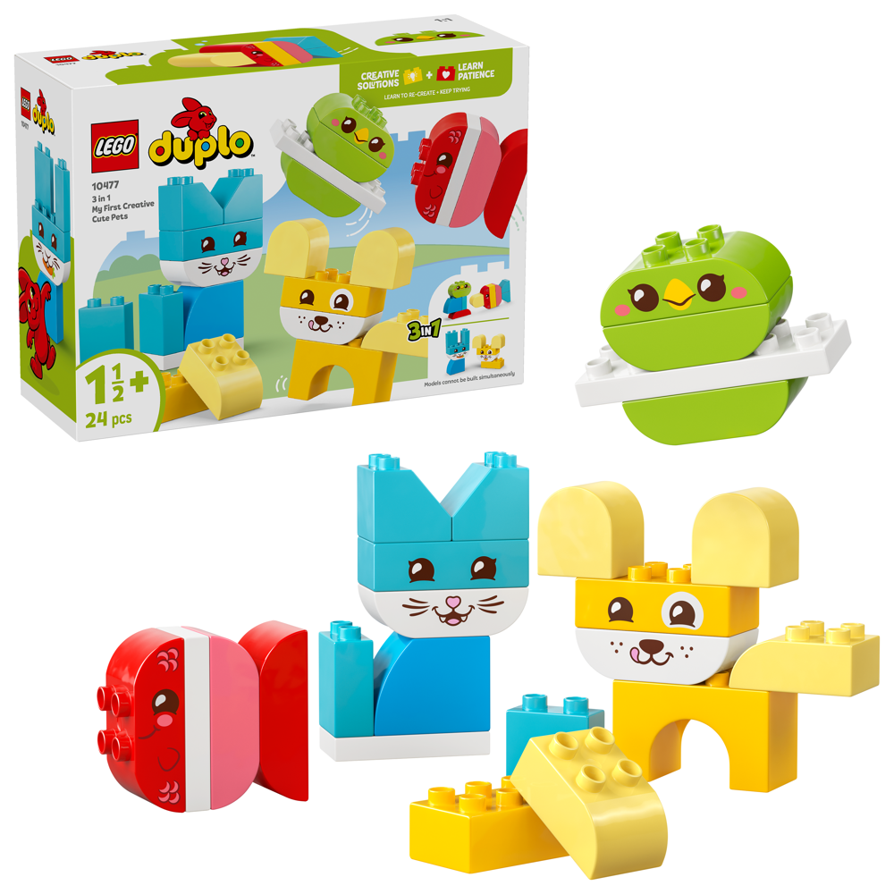 LEGO DUPLO 3 in 1 Creative Cute Pets Playset 10477